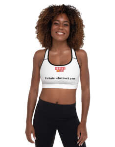 Verses of Life Sports Bra – “Exhale What Isn’t You”
