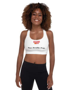 Verses of Life Sports Bra – “Pose. Breathe. Pray.”
