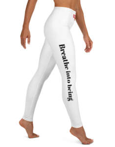 Verses of Life Yoga Leggings – “Breathe into Being”