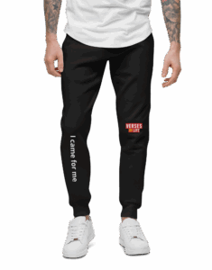 Verses of Life Unisex Fleece Sweatpants – “I came for me” (Dark Color Edition)