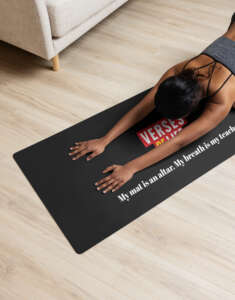 Verses of Life Yoga Mat – “My Mat Is an Altar”