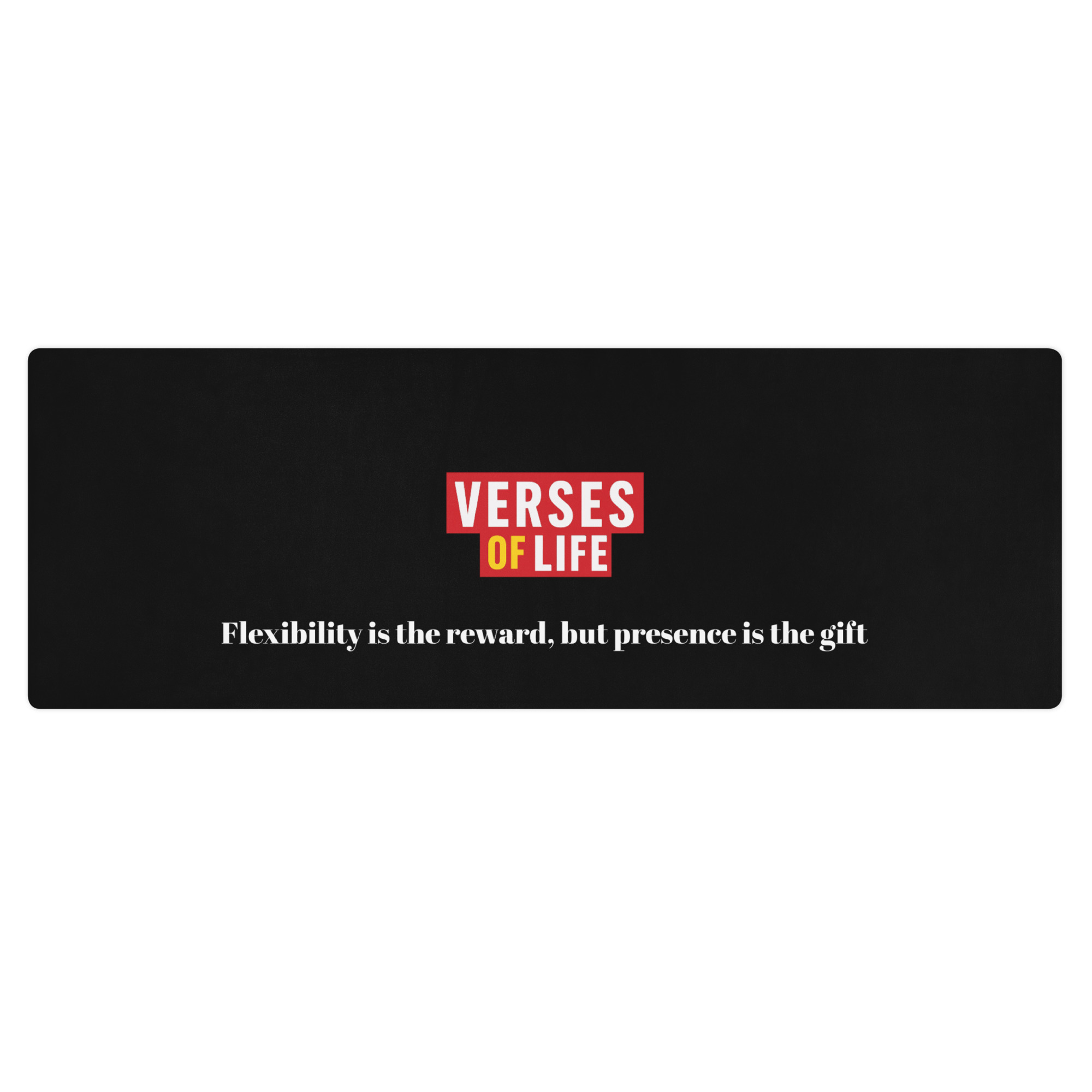 Verses of Life Yoga Mat – “Presence Is the Gift” - Image 3