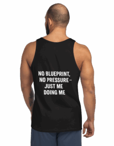 Verses of Life Classic Unisex Tank – “No Blueprint. No Pressure. Just Me Doing Me.” (Dark Color Edition)
