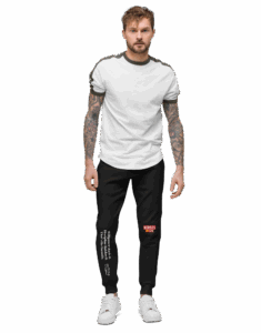 Verses of Life Fleece Sweatpants – “Willpower Starts It. Discipline Finishes It.” Dark Edition