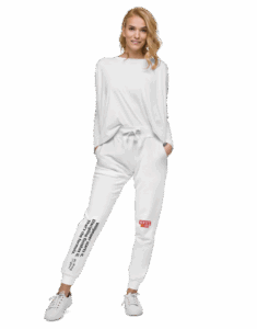 Verses of Life Fleece Sweatpants – “Willpower Starts It. Discipline Finishes It.” Light Edition