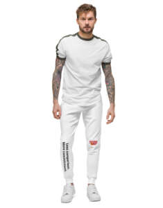 Verses of Life Fleece Sweatpants – “Less Comparison. More Commitment.” (Light Color Edition)